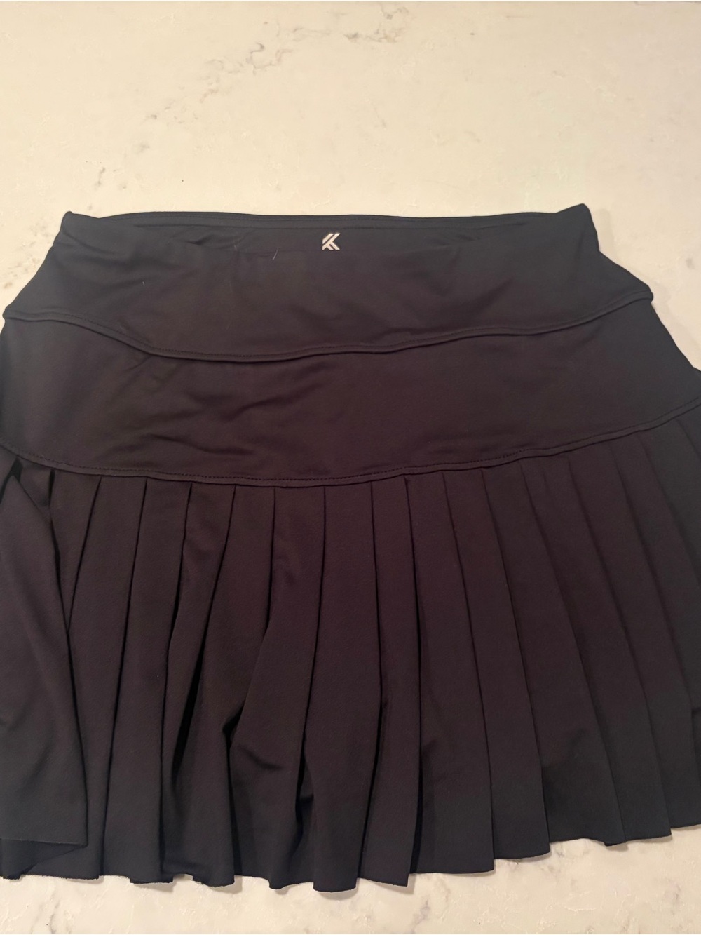Kyodan Black Pleated Athletic Skort Size Small EUC